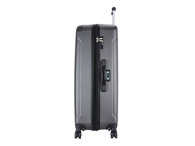DUKAP Intely 28" Hardside Spinner with Digital Weight Scale (Grey)