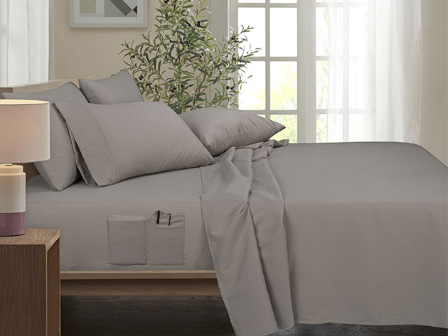 Bamboo Smart Pocket Sheets (Khaki/Full/6-Piece)