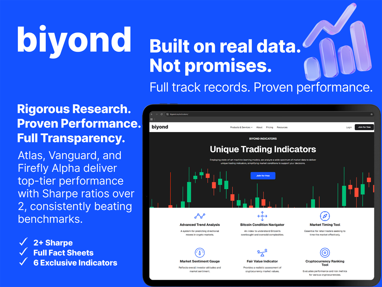 Biyond AI-Powered Crypto Trading Signals & Market Analysis: 5-Year Subscription (Pro + Vanguard Plan)