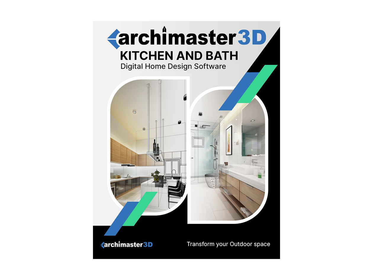 ArchiMaster 3D Kitchen & Bath Software for Windows: Lifetime License