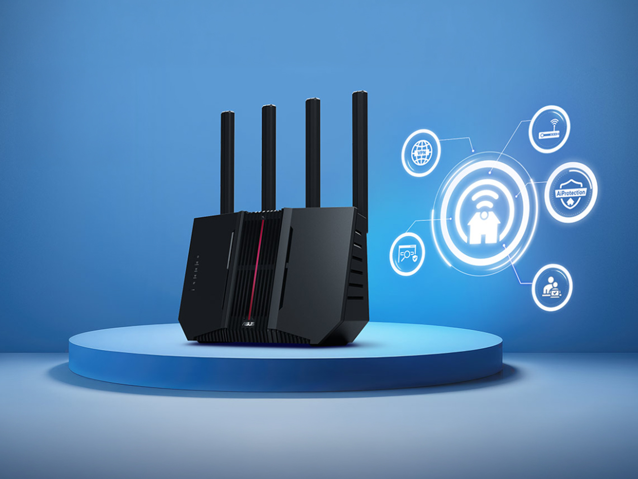 ASUS RT-BE92U (BE9700) Tri-Band Wi-Fi 7 Router with 10G Port & AiMesh (Refurbished)