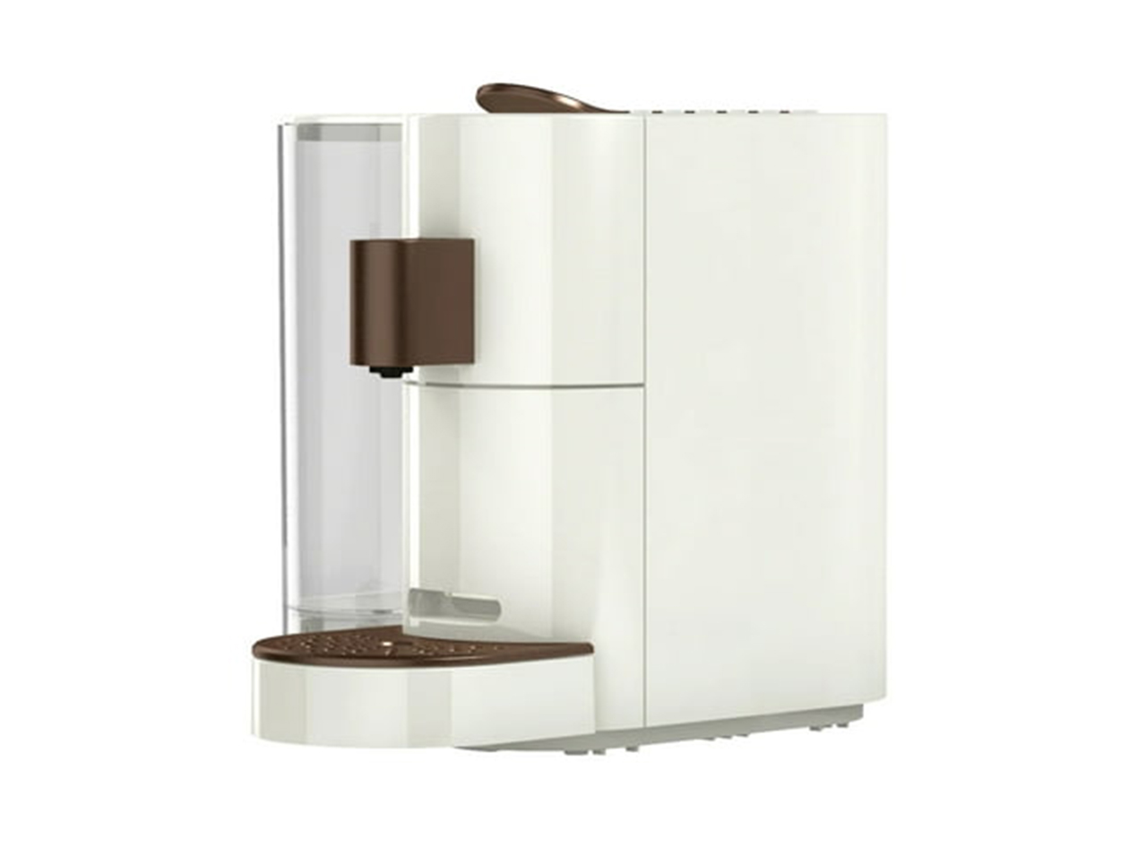 K-FEE Twins II Single Serve Coffee, Espresso, Milk Machine - White/Bronze