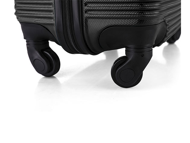 InUSA Royal Lightweight Hardside 3-Piece Set (20"/24"/28", Black)
