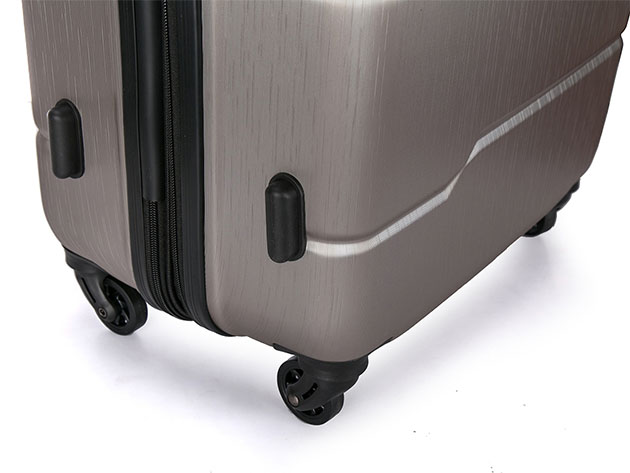 DUKAP Rodez Lightweight Hardside Spinner (24"/Silver)