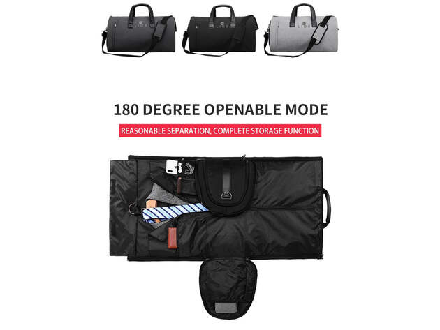 Convertible Garment Bag with Shoulder Strap