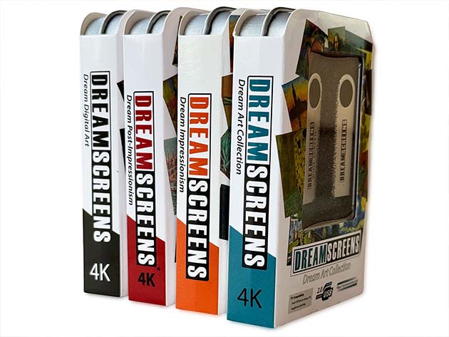 Dreamscreens Ultimate Art Collection - Turns Your TV Into a 4K Digital Art Gallery!