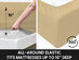 Super-Soft 1800 Series Bamboo Blend 3-Piece Sheet Set (Khaki/Twin)