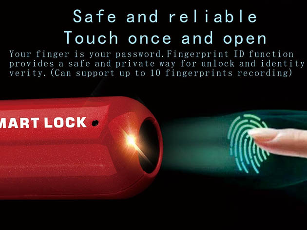 Mini Smart Fingerprint Padlock