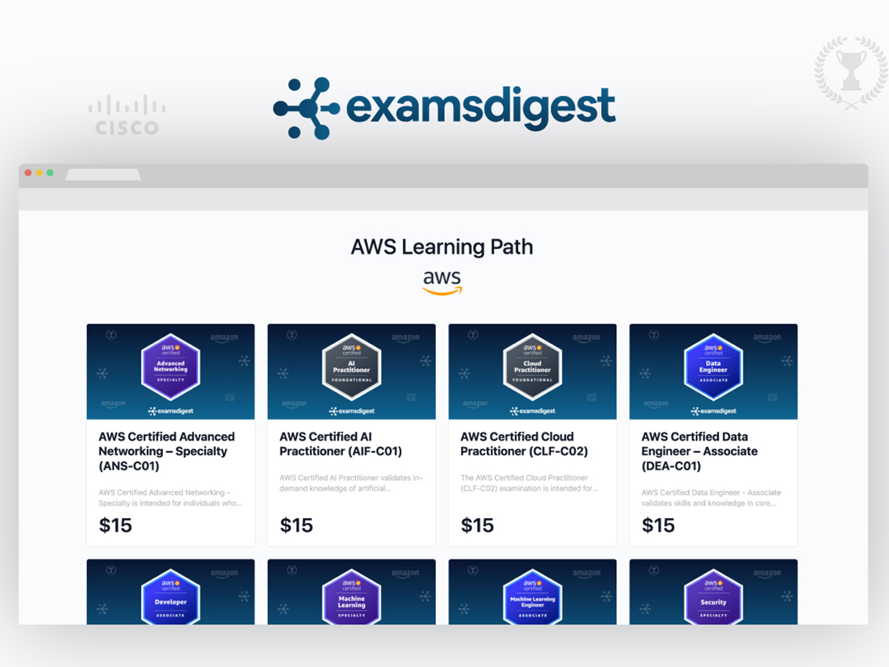 Lifetime Access to ExamsDigest for CompTIA, AWS, Microsoft & More