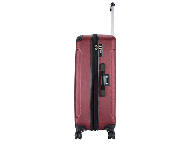 DUKAP Intely 28" Hardside Spinner with Digital Weight Scale (Wine)