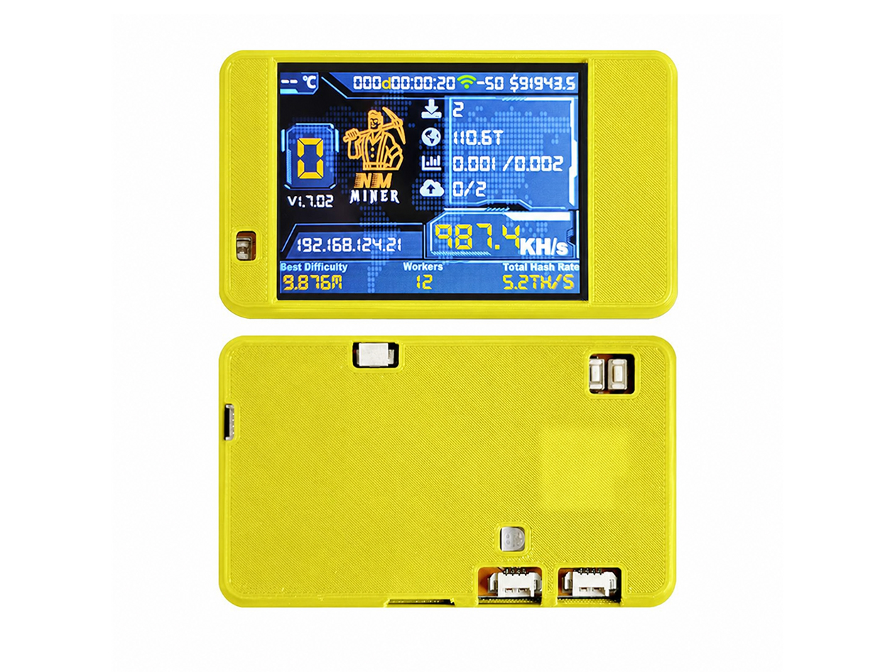 BlockChance Color Series Bitcoin Ticket Miner (Yellow)