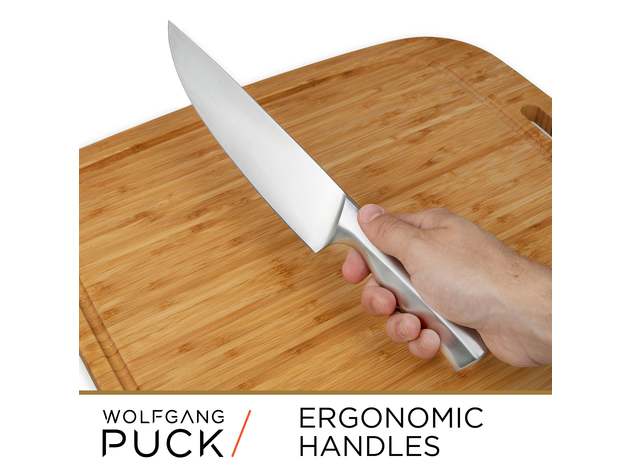 Wolfgang Puck 6-Piece Knife Set with Knife Block