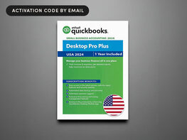 Intuit QuickBooks Desktop Pro Plus 2024 for Windows (1 User): 1-Year Subscription