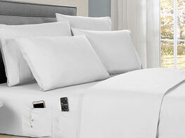 Kathy Ireland 6-Piece Smart Sheet Set