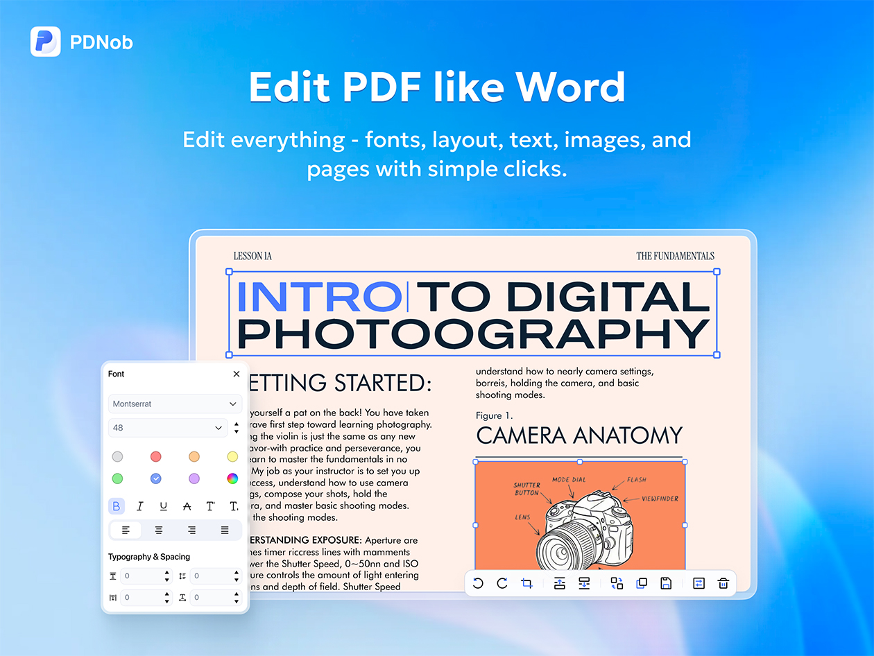 PDNob Pro PDF Editor: Lifetime Subscription