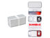 BentoStack Tech Accessory Organizer (Silver)