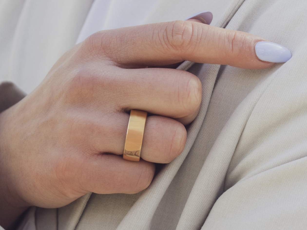 Circular Ring 2 - Advanced Health & Fitness Tracker Smart Ring (Gold/Size 11)