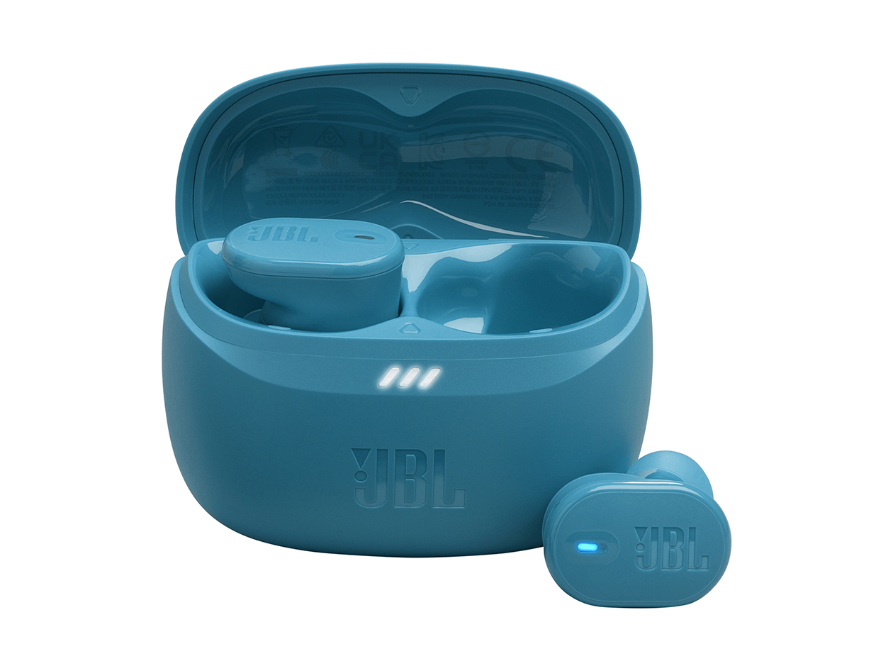 JBL Tune Buds 2 True Wireless Noise Cancelling Earbuds - Turquoise (Open Box)