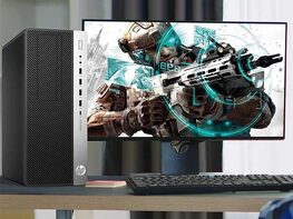 HP G4 Gaming Desktop (2021) i5-8500 32GB RAM 1TB SSD GTX1660s Win11 RGB Keyboard & Mouse (Refurbished)