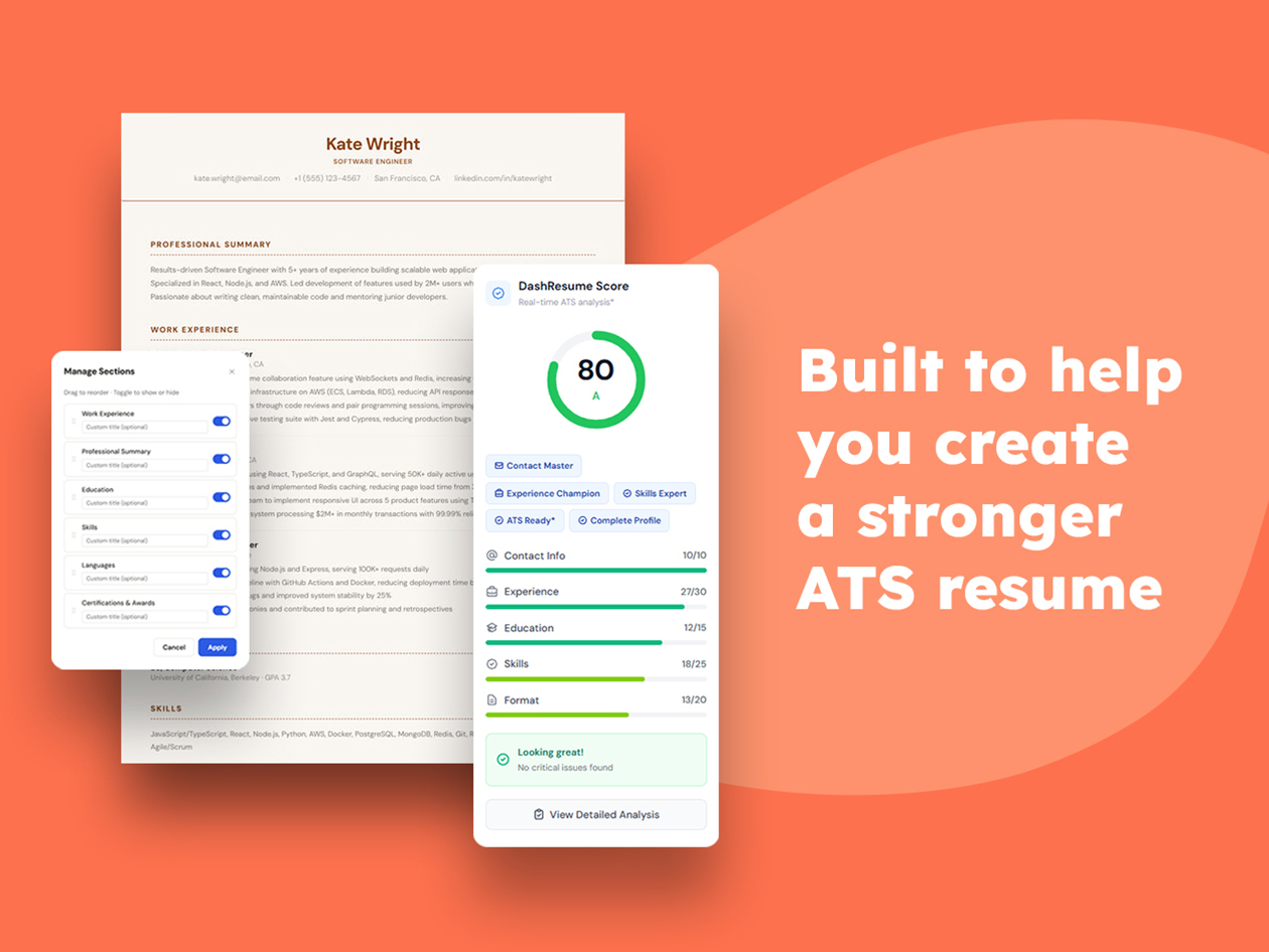 DashResume Lifetime Subscription