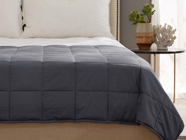 Kathy Ireland Weighted Blanket (Charcoal/15lbs, 48"x 72")