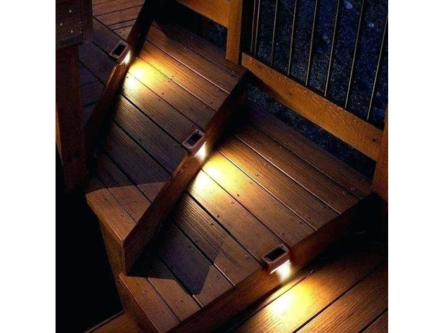 Solar Waterproof LED Deck Lights (16-Pack)  