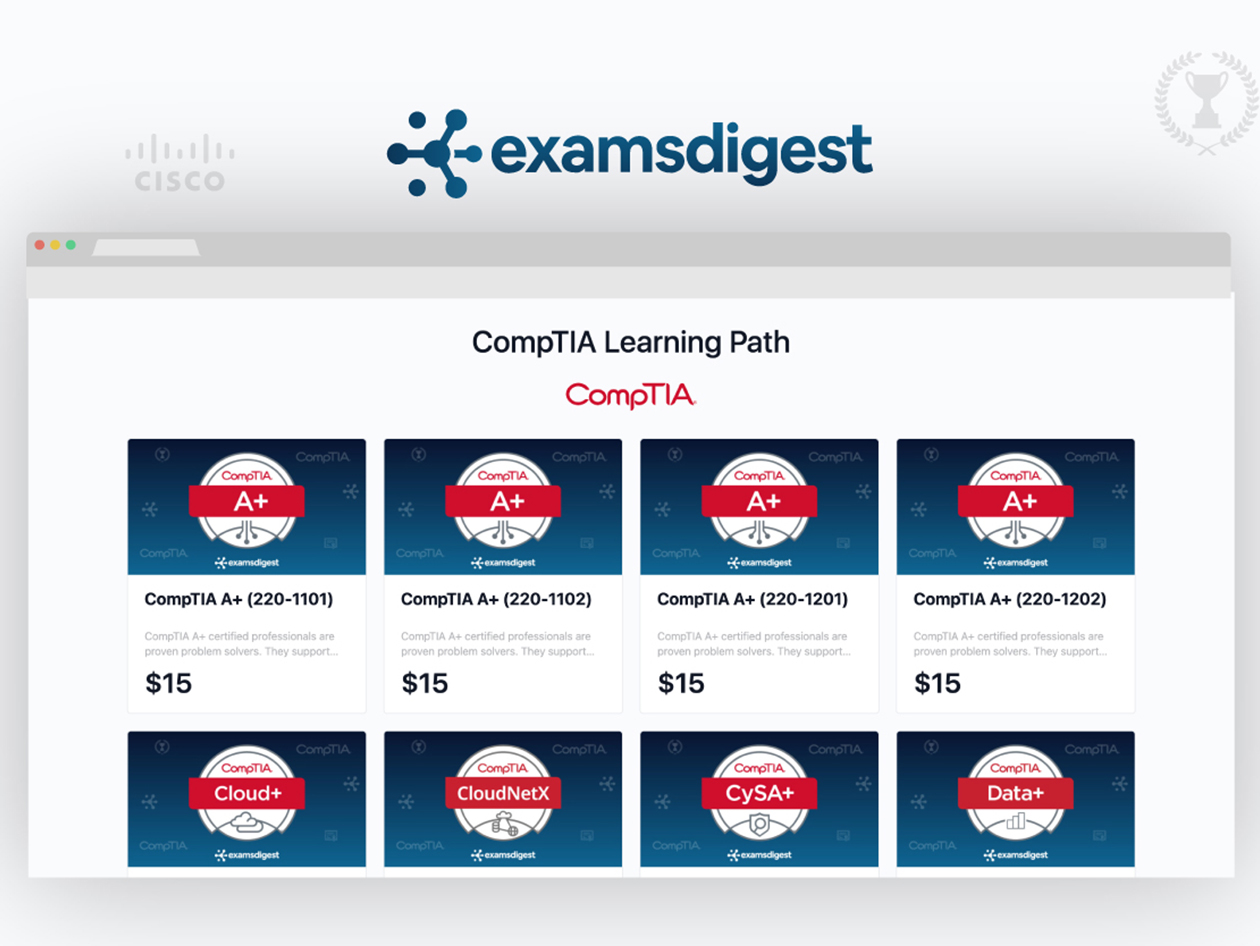 Lifetime Access to ExamsDigest for CompTIA, AWS, Microsoft & More