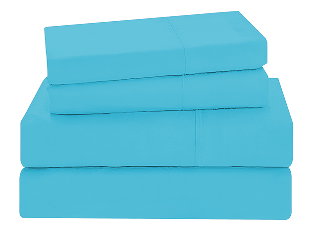3-Piece Microfiber Sheet Set (Aqua/Twin)