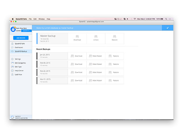 SplashID Pro: Lifetime Subscription
