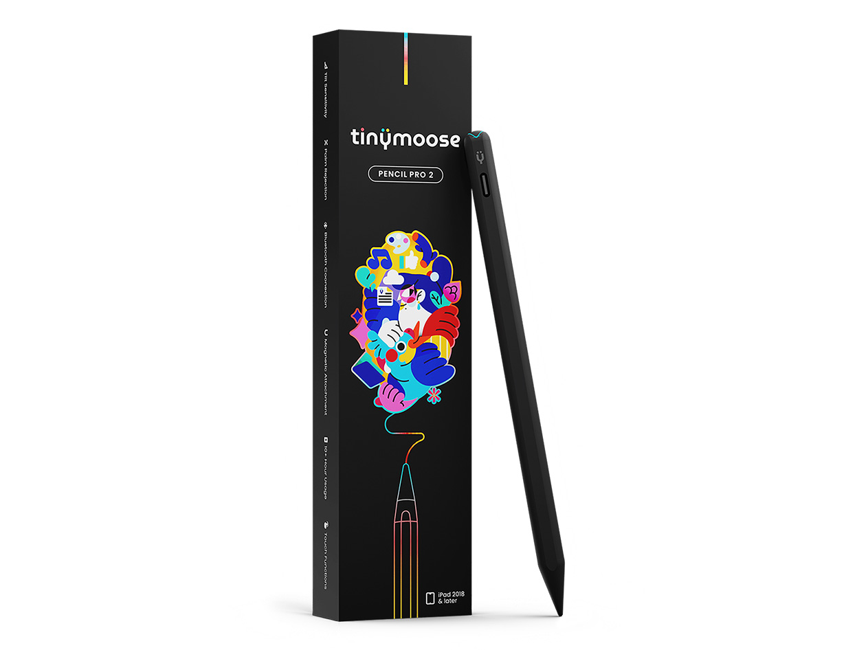 Tinymoose Pencil Pro 2 Stylus for iPad (Black)