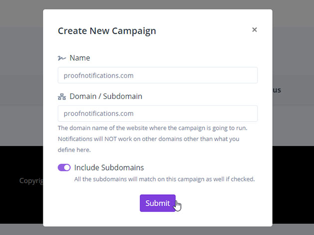 PROOF Notifications: Lifetime Subscription