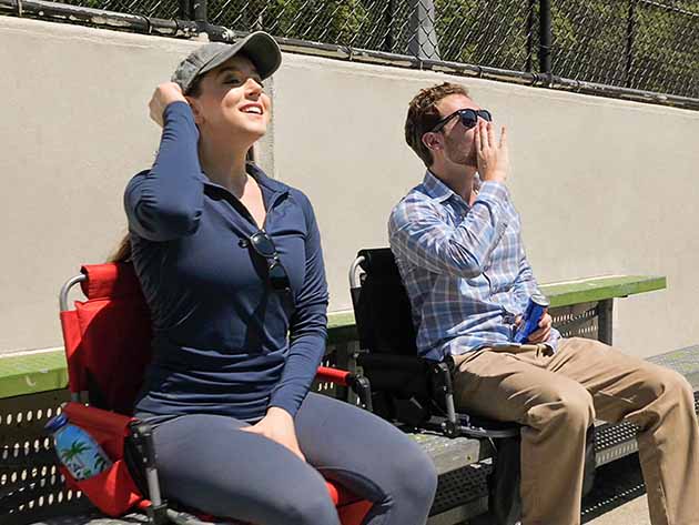 Folding Stadium Seat with Arms & Pockets