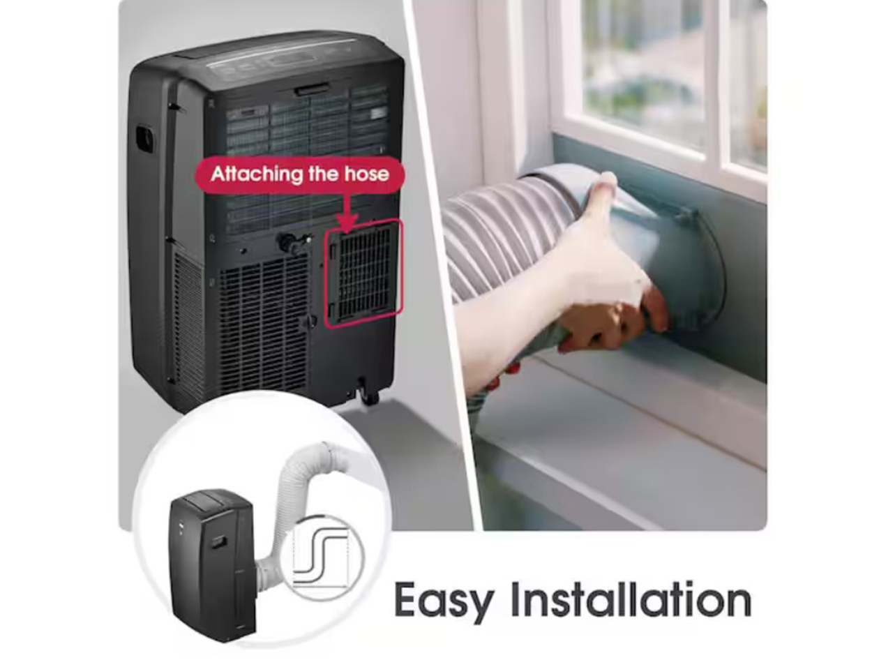 LG 8,000 (SACC) / 12,000 BTU (ASHRAE) Smart Wi-Fi Portable Air Conditioner