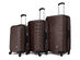 InUSA Royal Lightweight Hardside 3-Piece Set (20"/24"/28", Brown)