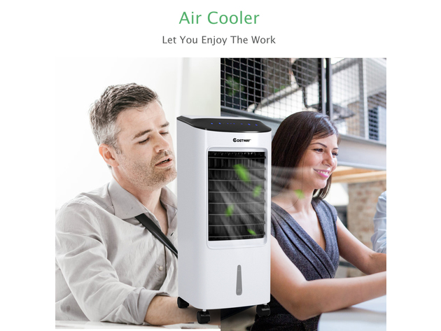 Evaporative Portable Air Cooler Fan Humidifier with Remote Control
