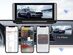 6.8" Foldable Touchscreen Car Display with Apple CarPlay & Android Auto Support