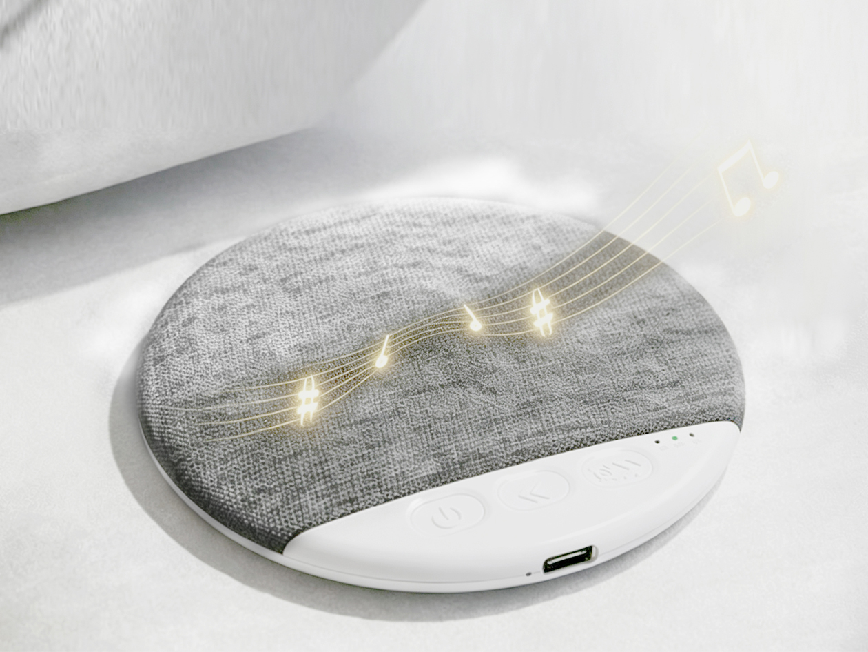 Ultrathin Sleep Aid Under Pillow Speaker (Gray)