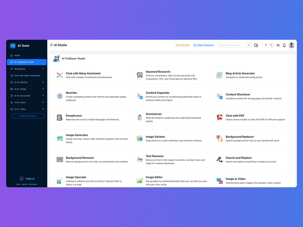 1min.AI: 3-Year Subscription