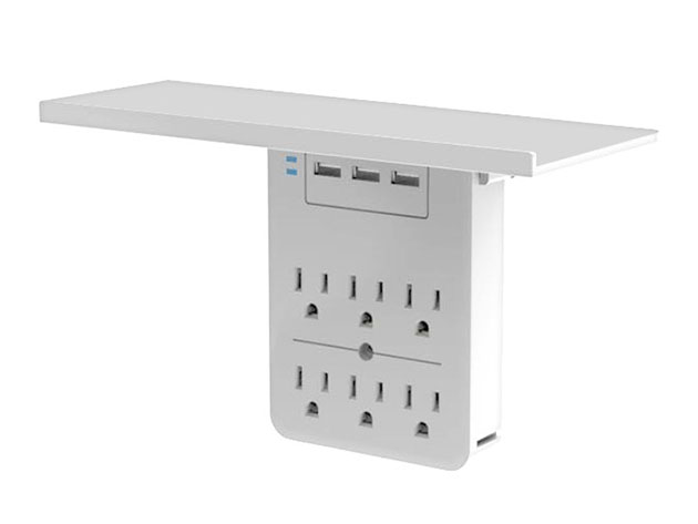 Aduro Surge Shelf Series Multi-Charging Station (White)
