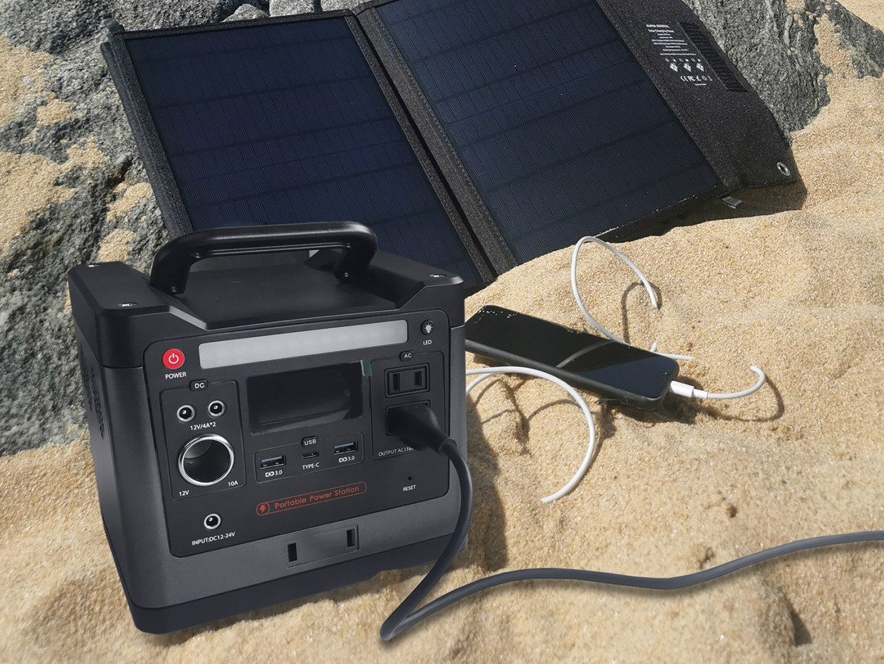 Alpha Digital 320W Portable Power Station & Solar Panel Bundle
