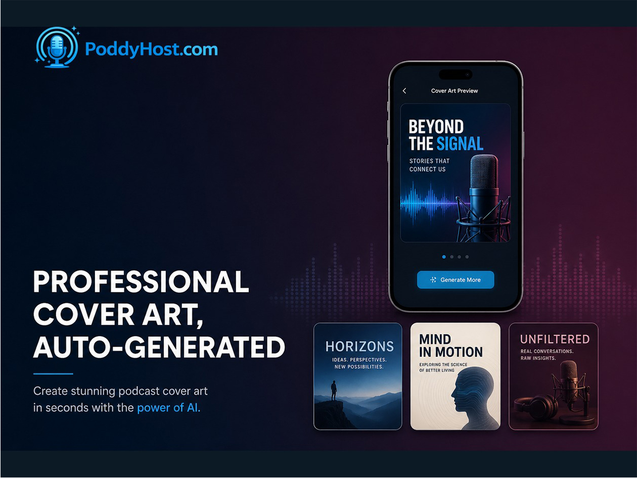 PoddyHost AI Podcast Generator - Starter Plan: Lifetime Subscription