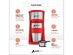 AdirChef Mini Travel Single Serve Coffee Maker & 15oz Travel Tumbler (Red)