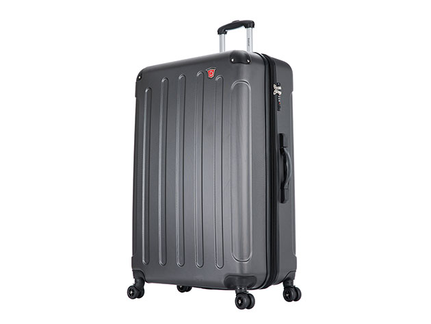 DUKAP Intely 28" Hardside Spinner with Digital Weight Scale (Grey)