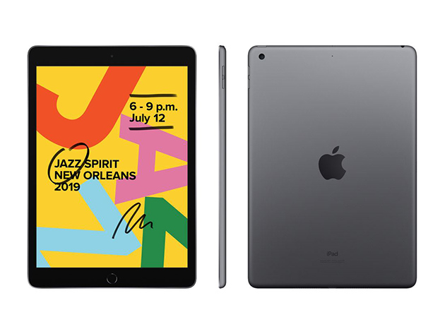 Apple iPad (2019) 7th Gen 128GB Wi-Fi Space Gray (Refurbished)